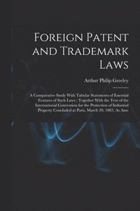 bokomslag Foreign Patent and Trademark Laws