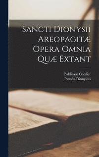 bokomslag Sancti Dionysii Areopagit Opera Omnia Qu Extant