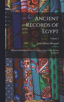 bokomslag Ancient Records of Egypt