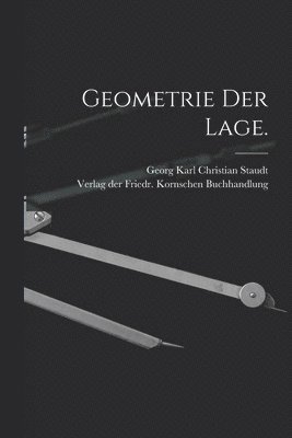 bokomslag Geometrie der Lage.