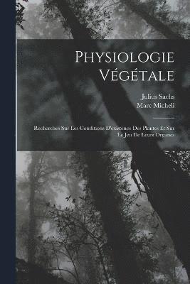 bokomslag Physiologie Vgtale