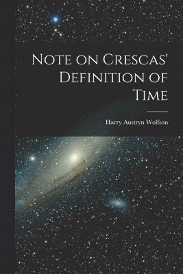 Note on Crescas' Definition of Time 1