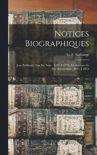 bokomslag Notices biographiques