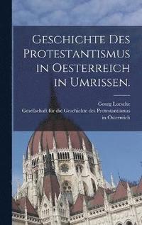 bokomslag Geschichte des Protestantismus in Oesterreich in Umrissen.