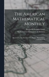 bokomslag American Mathematical Monthly