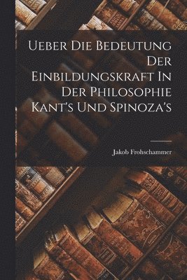 bokomslag Ueber Die Bedeutung Der Einbildungskraft In Der Philosophie Kant's Und Spinoza's