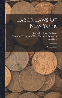 bokomslag Labor Laws Of New York