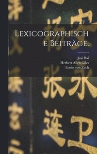 bokomslag Lexicographische Beiträge.