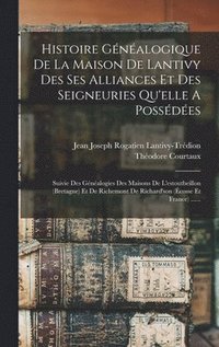 bokomslag Histoire Gnalogique De La Maison De Lantivy Des Ses Alliances Et Des Seigneuries Qu'elle A Possdes