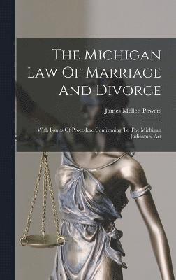 bokomslag Michigan Law Of Marriage And Divorce
