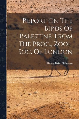 Report On The Birds Of Palestine. From The Proc., Zool. Soc. Of London 1