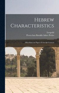bokomslag Hebrew Characteristics