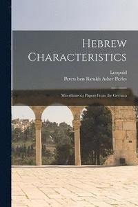 bokomslag Hebrew Characteristics