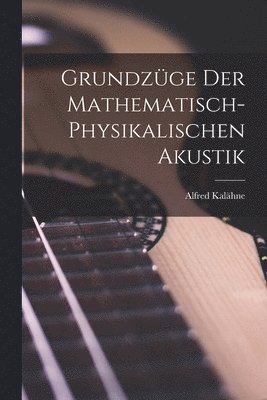 bokomslag Grundzge der Mathematisch-Physikalischen Akustik