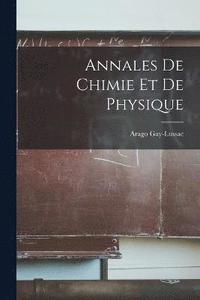 bokomslag Annales de Chimie et de Physique
