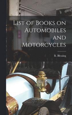 List of Books on Automobiles and Motorcycles 1