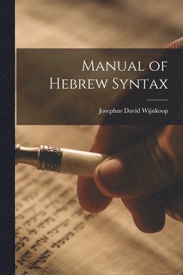 bokomslag Manual of Hebrew Syntax