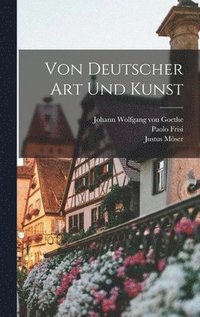 bokomslag Von Deutscher Art Und Kunst