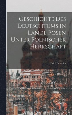 Erich Schmidt - Geschichte Des Deutschtums in Lande Posen Unter Polnischer Herrschaft, Inbunden