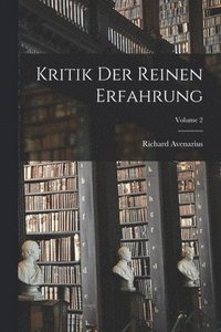 bokomslag Kritik Der Reinen Erfahrung; Volume 2