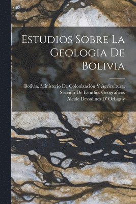 bokomslag Estudios Sobre La Geologia De Bolivia