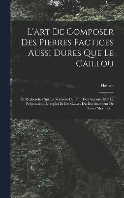 L'art De Composer Des Pierres Factices Aussi Dures Que Le Caillou 1