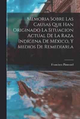 bokomslag Memoria Sobre Las Causas Que Han Originado La Situacion Actual De La Raza Indgena De Mxico, Y Medios De Remediarla