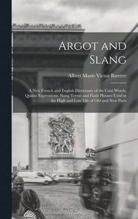 bokomslag Argot and Slang