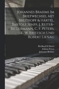 bokomslag Johannes Brahms Im Briefwechsel Mit Breitkopf & Hrtel, Bartolf Senff, J. Reiter-Biedermann, C. F. Peters, E. W. Fritzsch Und Robert Lienau