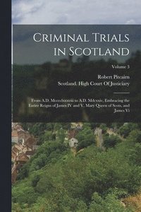 bokomslag Criminal Trials in Scotland
