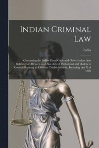 bokomslag Indian Criminal Law