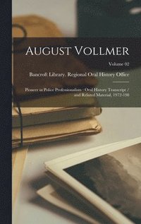 bokomslag August Vollmer