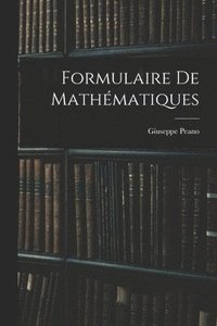 bokomslag Formulaire de mathmatiques