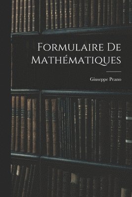Formulaire de mathématiques
