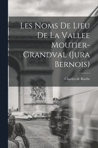 bokomslag Les noms de lieu de la Vallee Moutier-Grandval (Jura bernois)