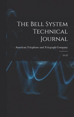 bokomslag Bell System Technical Journal