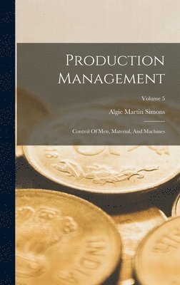 Algie Martin Simons - Production Management, Inbunden