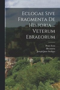 bokomslag Eclogae Sive Fragmenta De Historia ... Veterum Ebraeorum