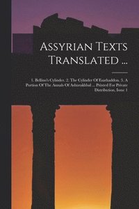 bokomslag Assyrian Texts Translated ...