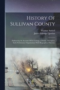 bokomslag History Of Sullivan County: Embracing An Account Of Its Geology, Climate, Aborigines, Early Settlement, Organization With Biographical Sketches