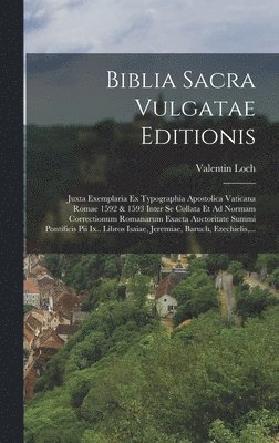 bokomslag Biblia Sacra Vulgatae Editionis