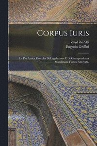 bokomslag Corpus iuris; la piu antica raccolta di legislazione e di giurisprudenza musulmana finora ritrovata.
