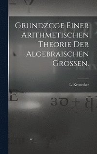 bokomslag Grundzcge Einer Arithmetischen Theorie der Algebraischen Grossen.