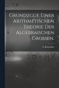 bokomslag Grundzcge Einer Arithmetischen Theorie der Algebraischen Grossen.