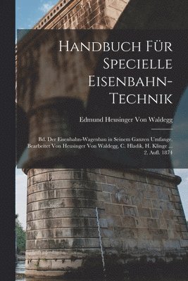 Handbuch Fr Specielle Eisenbahn-Technik 1