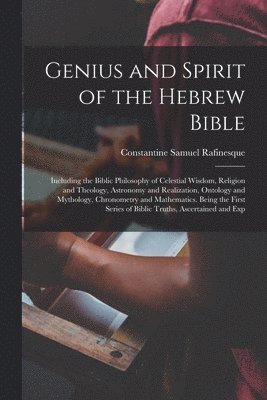 bokomslag Genius and Spirit of the Hebrew Bible