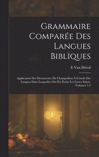 bokomslag Grammaire Compare Des Langues Bibliques