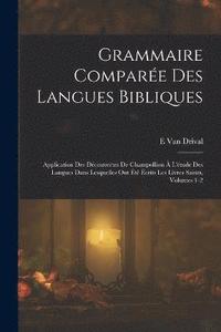 bokomslag Grammaire Compare Des Langues Bibliques