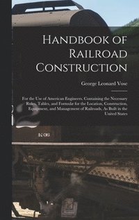 bokomslag Handbook of Railroad Construction