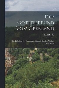 bokomslag Der Gottesfreund Vom Oberland